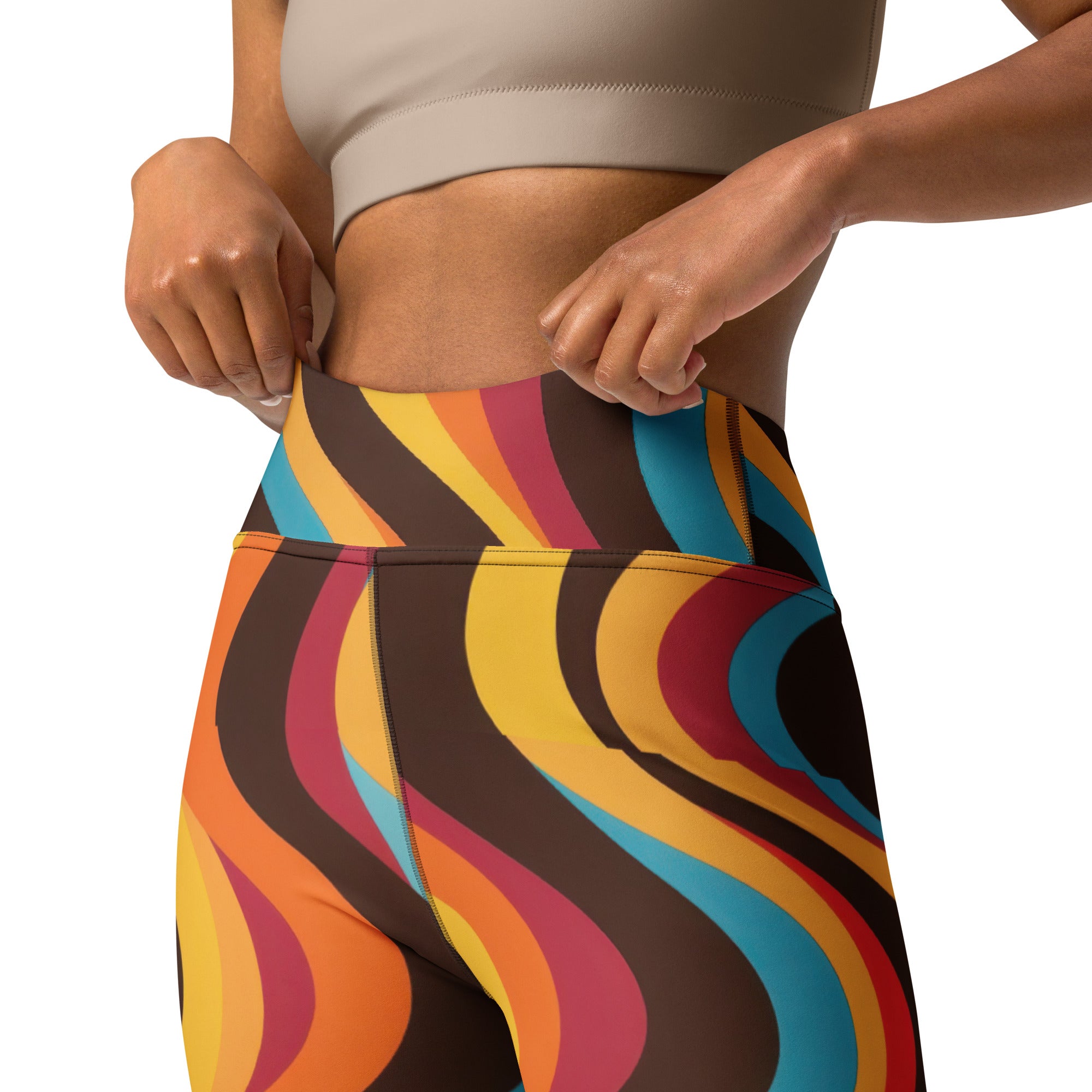 70s Groovy Yoga Leggings